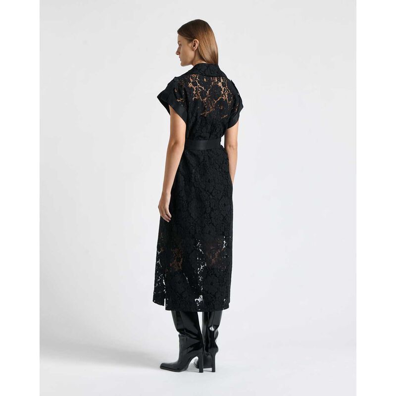 Cue Lace Sleeveless Trench Dress image number 1